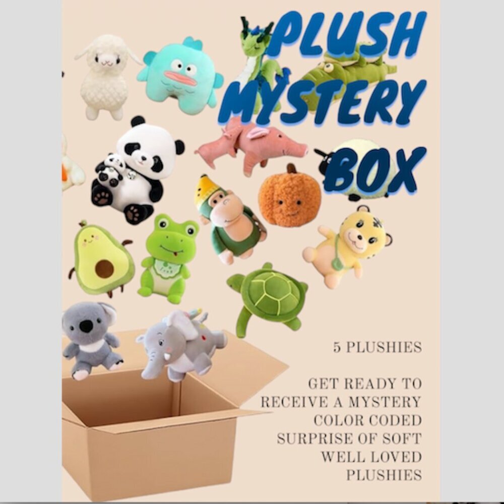 You Pick 5 Color Assorted Plush Stuffed Animal Mystery Lot Disney Squishmellow - Picture 2 of 6